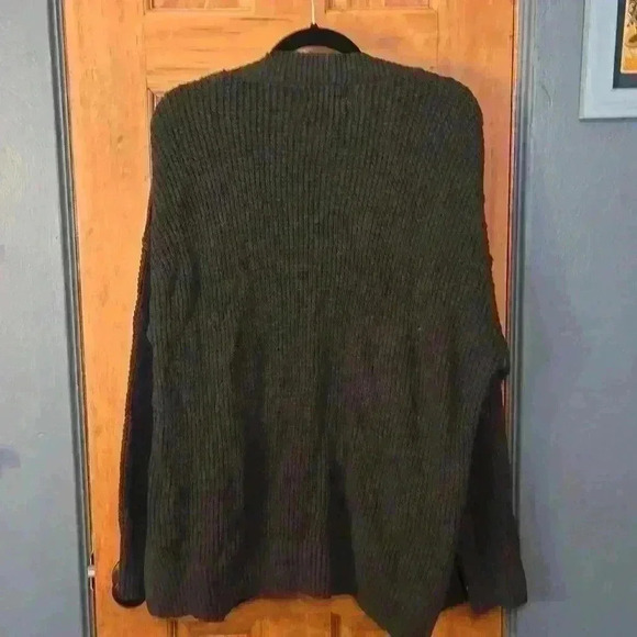 Charcoal Grey Knit Cardigan - Picture 5 of 6